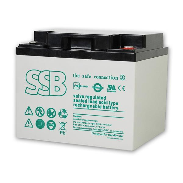 SSB SBLV 40-12i Bleibatterie 12V 40Ah VdS Longlife, SSB SBLV/SBV /  Longlife VdS, SSB Battery, Blei-Vlies-Akkus, Blei-Akkus