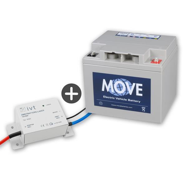 Mover Package mit Batterie & Zweitbatterie-Lader „DIY AGM“, Ladebooster/Zweitbatterielader, Ladetechnik